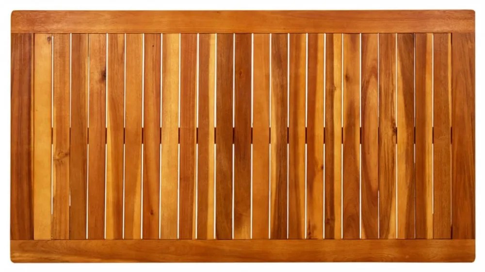 tömör akácfa kerti dohányzóasztal 110 x 60 x 45 cm
