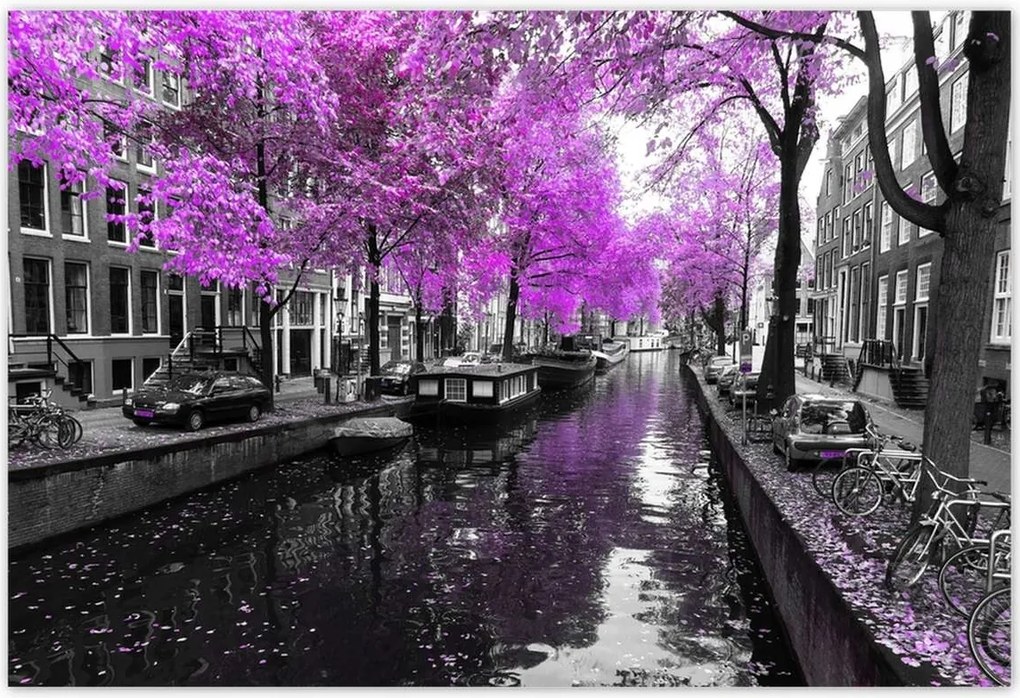 Poszterek 200x135 Holland tájkép Folyó