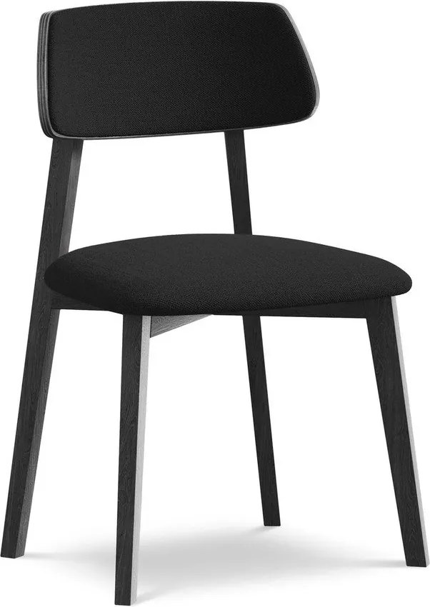 Fekete tömörfa étkezőszék Niu – Makamii