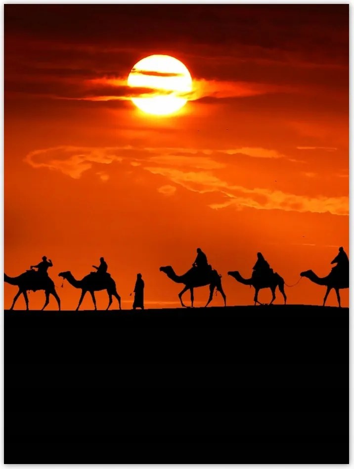 Poszterek 30x40 Karaván naplemente