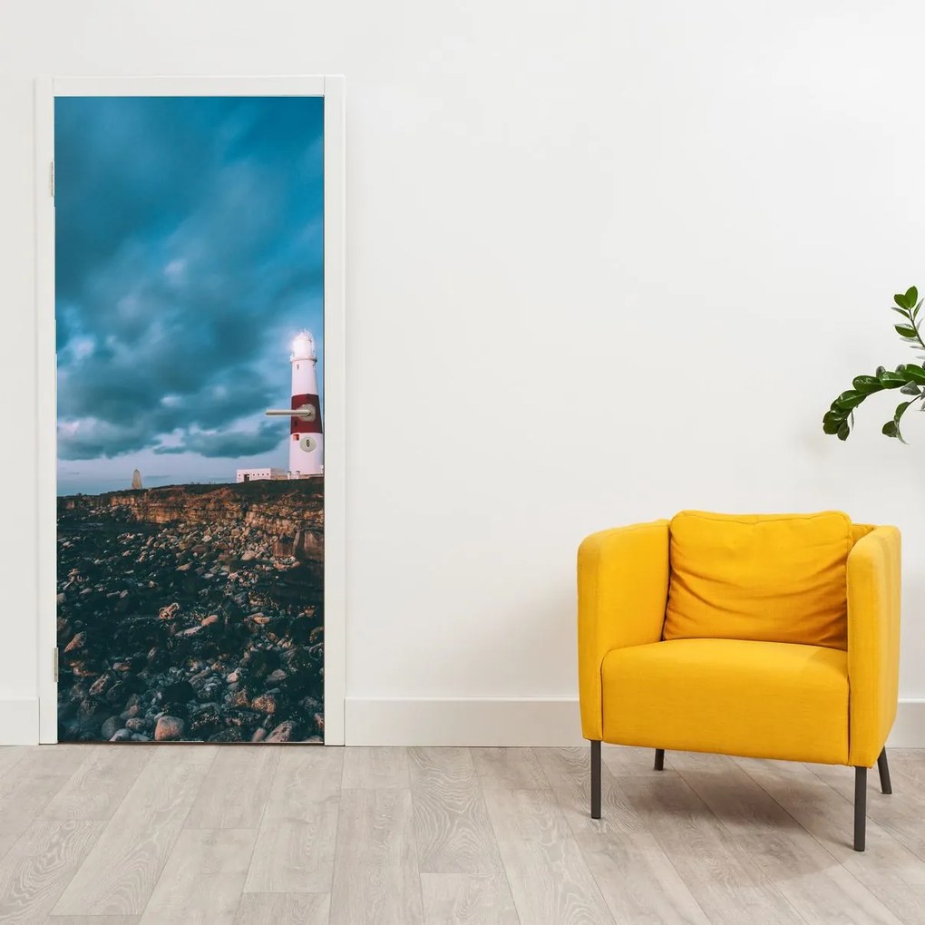Fotótapéta ajtóra - Világítótorony (95x205cm)