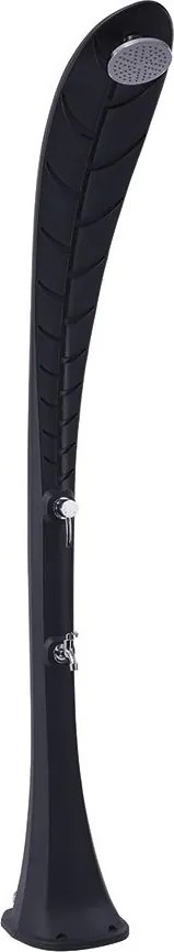 Pontaqua TROPIC Kerti zuhany 220 cm, fekete, 35 liter