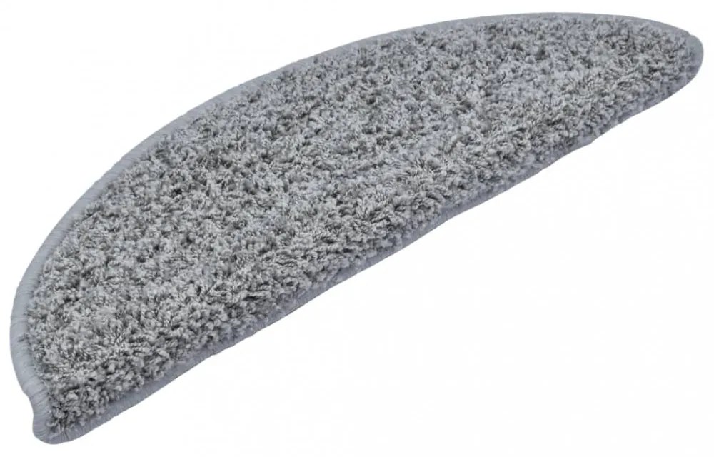 15 db szürke lépcsőszőnyeg 56 x 17 x 3 cm