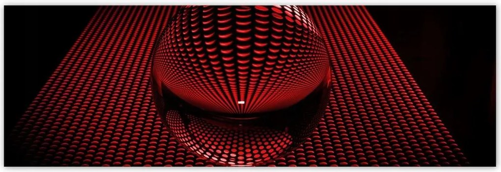 Poszterek 200x66 Piros gömb Disco