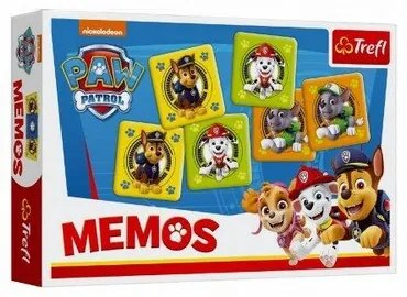 Trefl Mancs őrjárat/ Paw Patrol papír pexeso, 30 darab, 21 x 14 x 4 cm