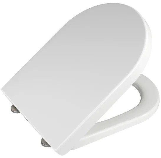 WENKO 18396100-WC ülőke PALMA 46,5x35,7 cm fehér/ezüst