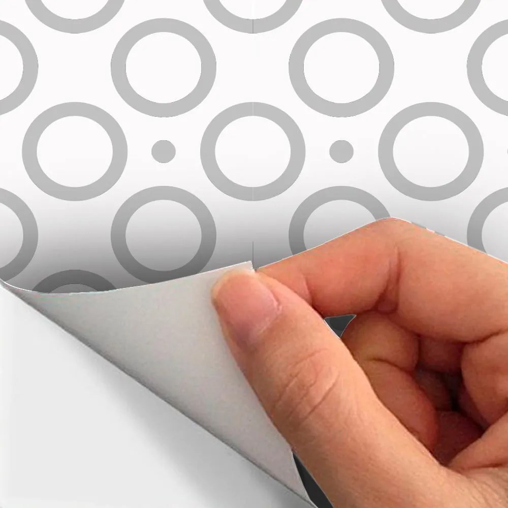 Cardiff 60 részes dekorációs falmatrica szett, 15 x 15 cm - Ambiance