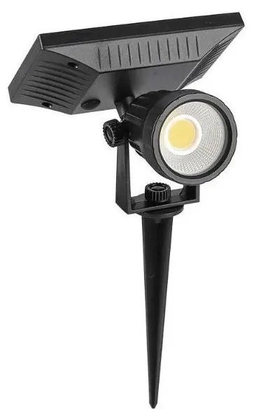 V-Tac LED Szolár lámpa SPIKE LED/2W/5,5V IP65 4000K VT0703