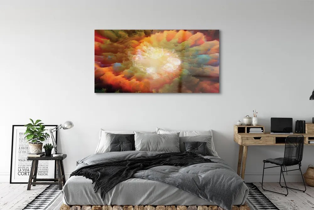 Üvegképek Absztrakt fraktál minták 120x60cm
