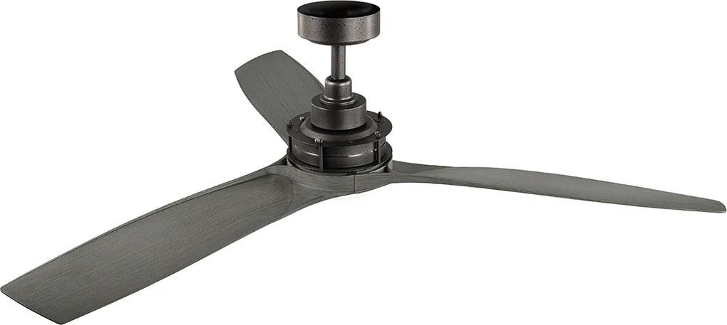 Kichler modern mennyezeti ventilátor ried szürke sötét vas elsklf-ried-56-avi
