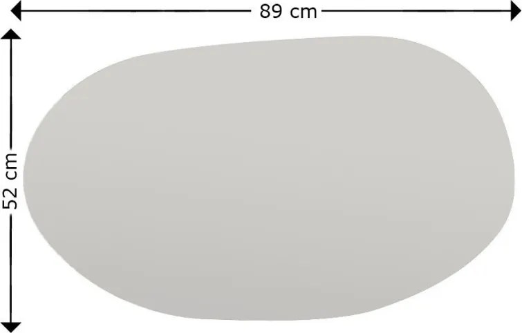 Vanomi tükör, fekete, 52 cm