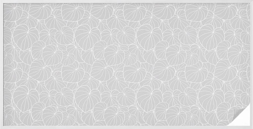 Ablakfólia Öntapadós Adatvédelem Leveles elegancia 200x100