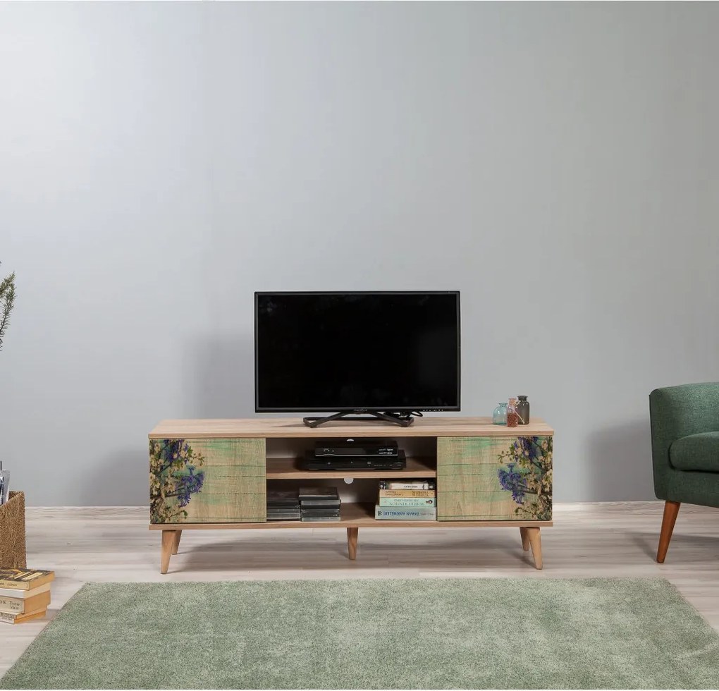 Truva TV-állvány, 140 cm – TR863SPH3017