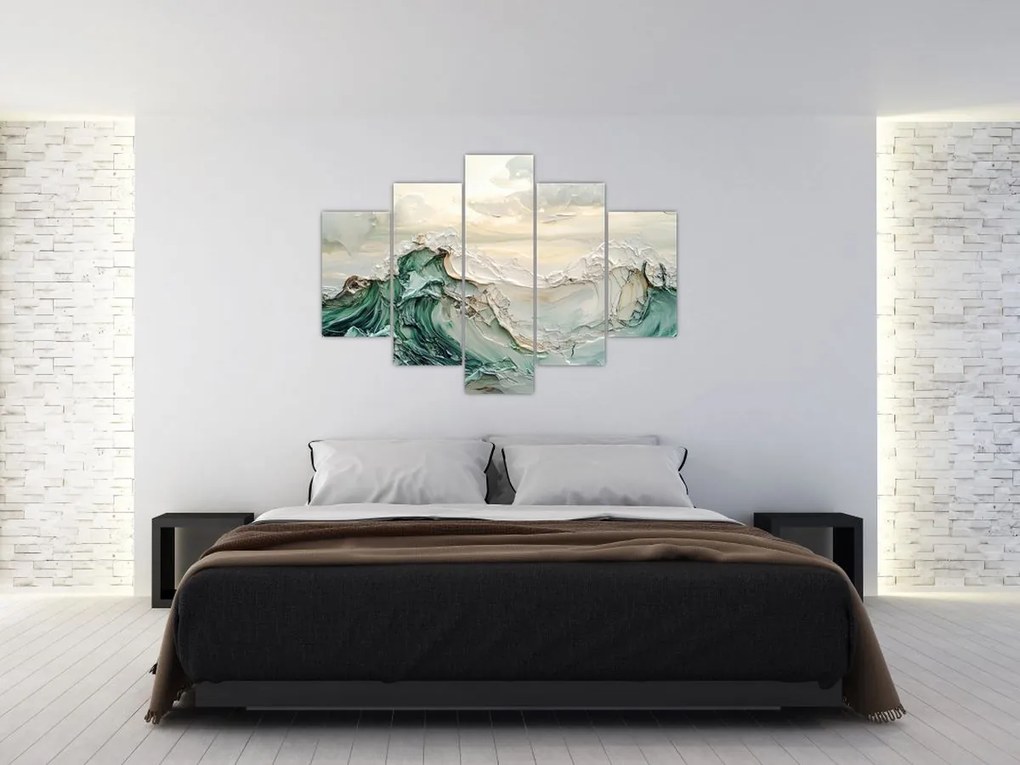 Kép - 3D tengeri absztrakció (150x105 cm)