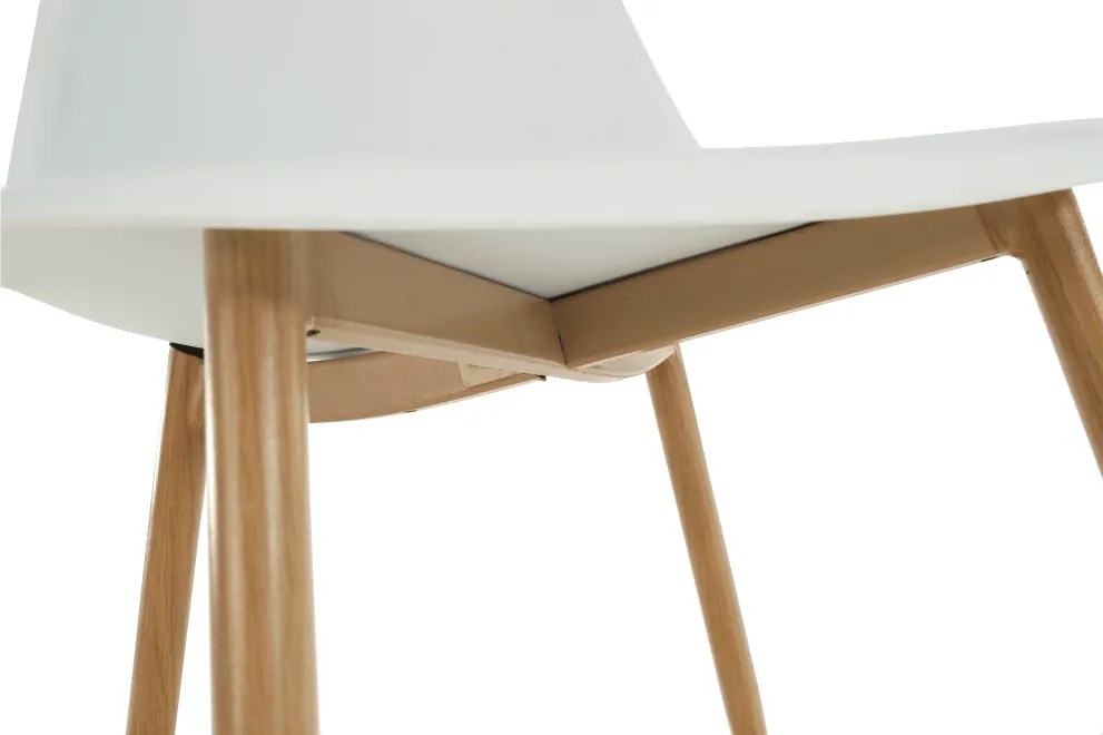 Szék, fehér/natúr, SINTIA