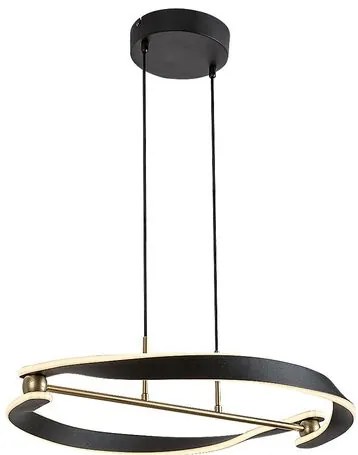 RÁBALUX 72149 ADALIND Modern Led Függesztett Lámpa Fekete/ Arany IP20