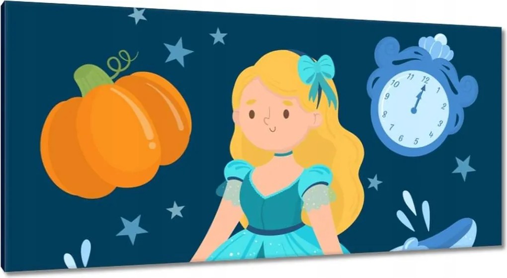 Vászonkép 115x55 Hamupipőke Bál Hintó