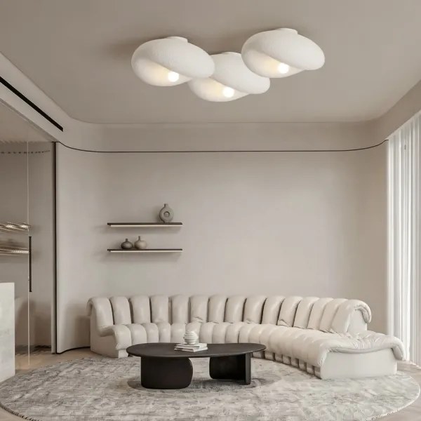 BRILAGI - WABI SABI mennyezeti lámpa 1x E27/60W/230V, átmérő 40 cm, fehér