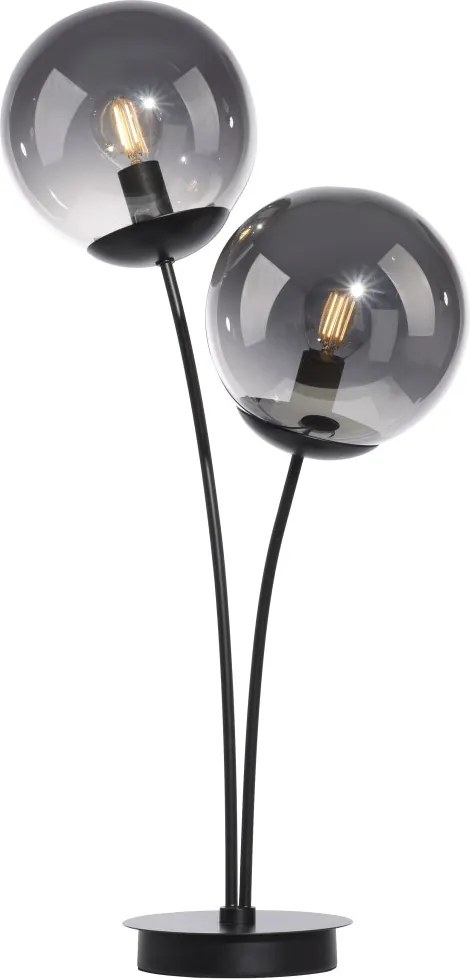Paul Neuhaus modern asztali lámpa big widow fekete pln14605-18