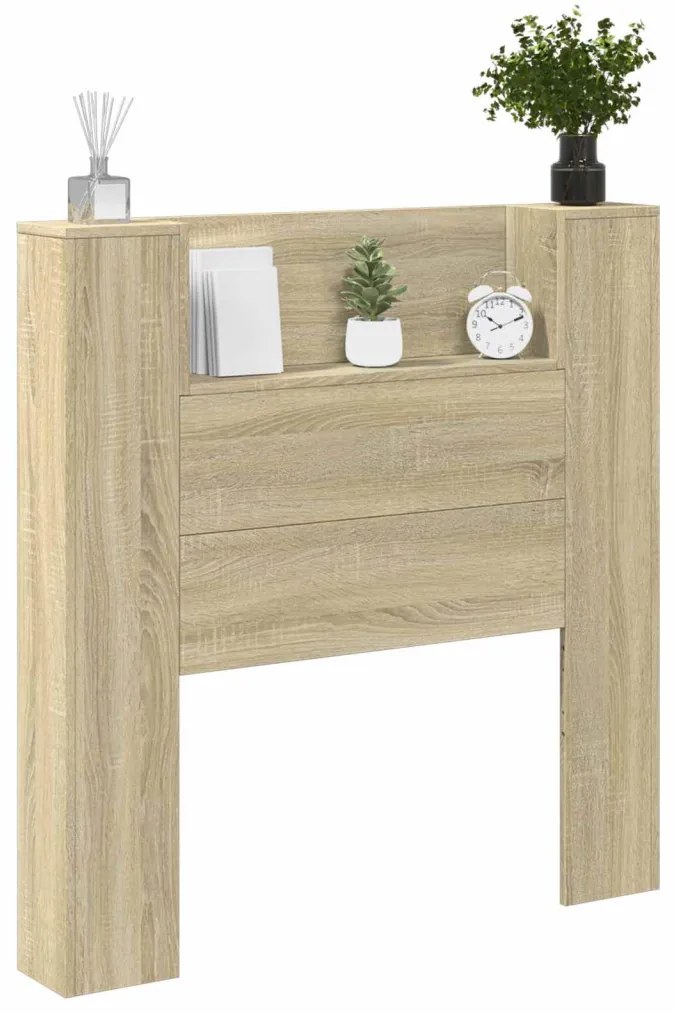 Fejtámla polcokkal Sonoma tölgy 100 x 16,5 x 103,5 cm Faanyag