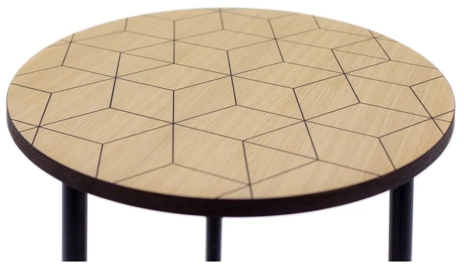 Arty Triangle 50 kerek tárolóasztal - Woodman