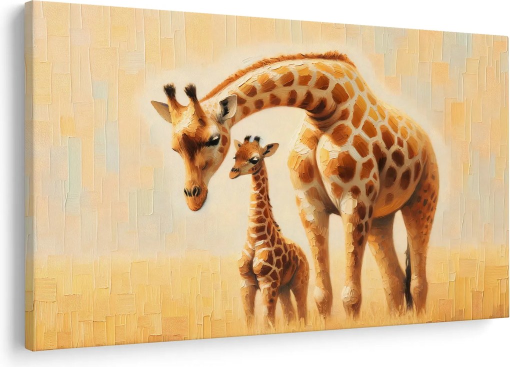 Kép - Zsiráfok (90x60 cm)