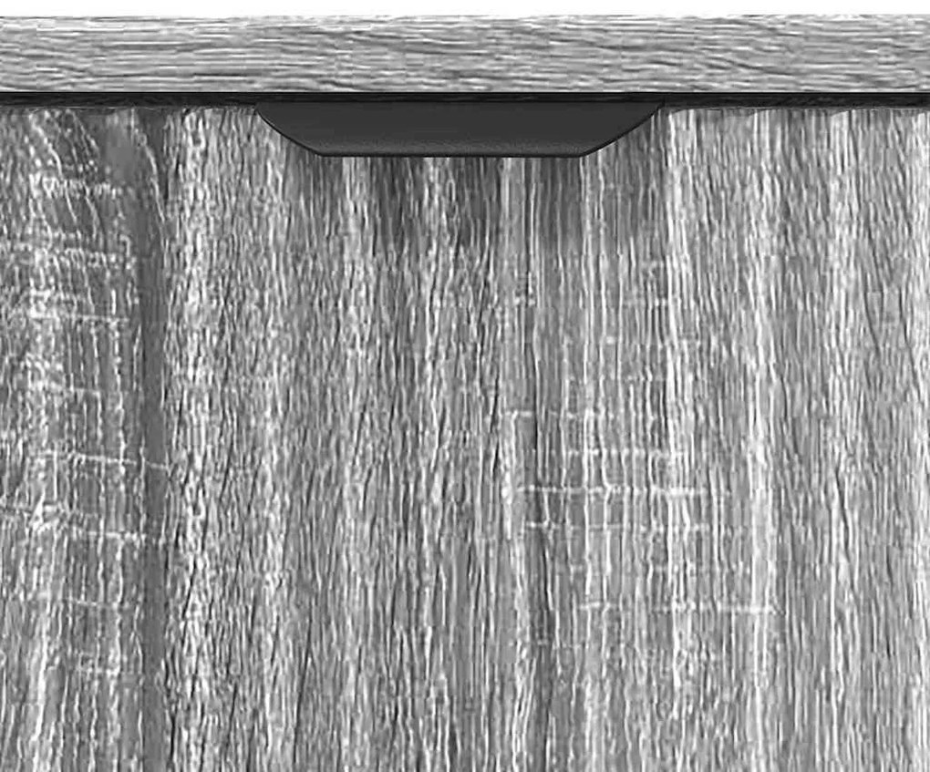 Fürdőszoba bútor szett 2 pcs Szürke sonoma 39.5 x 36 x 88 cm