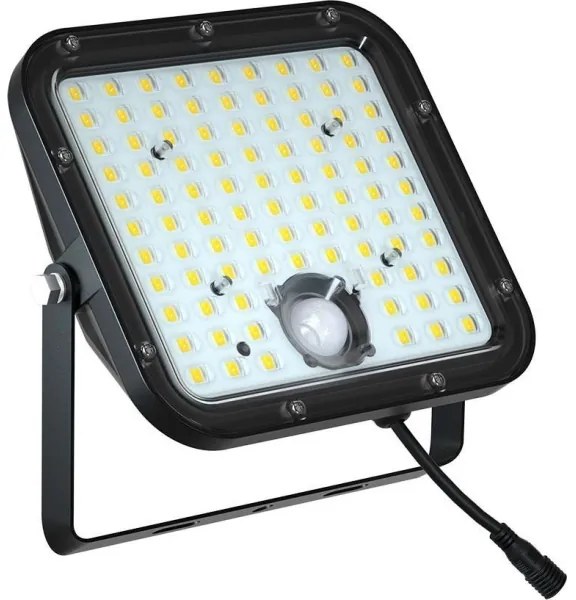 LED napelemes reflektor érzékelővel LED/30W/6,4V 4000K
