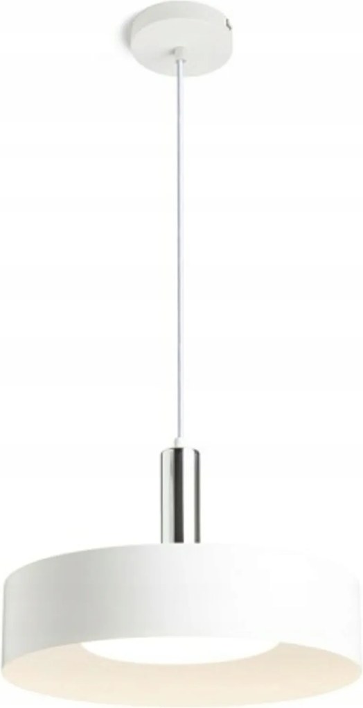 Függesztett lámpa Rendl Giulia 40 fehér/króm, E27, átmérő 40 cm, 40W