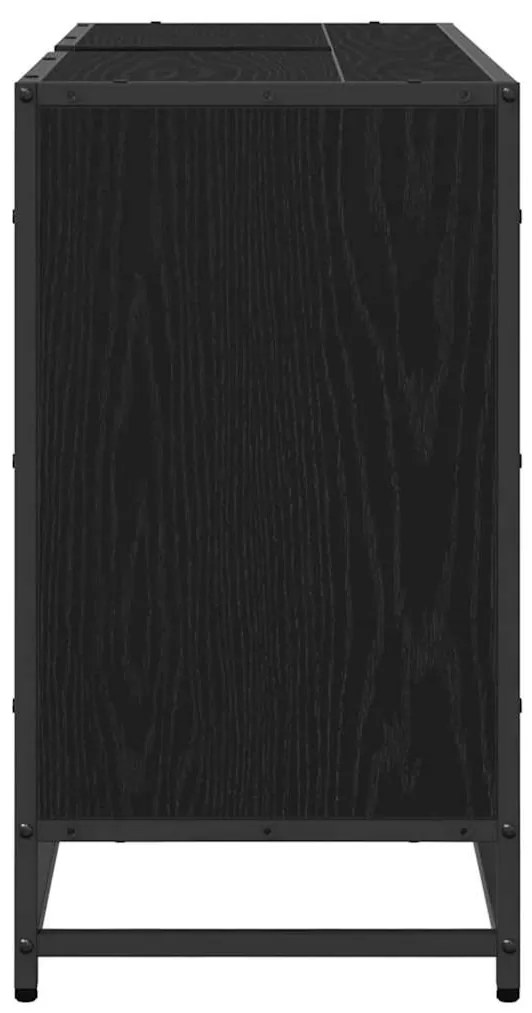 Fürdőszobai mosdószekrény Musta tammi 90 x 33 x 60 cm Faanyag