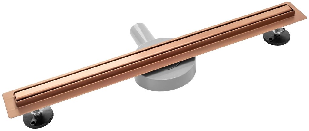 Lineáris lefolyó NEO Slim Pro szálcsiszolt réz 80