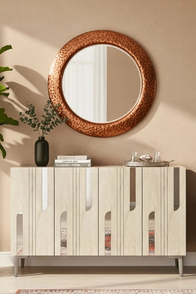 Nota 120 - White, Travertine, Silver
