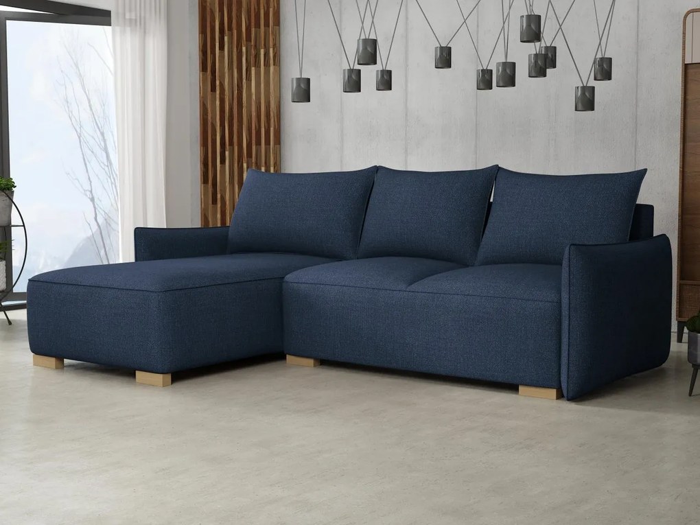 Sarokkanapé Gryfit L (kék)  (tárolóhellyel). 1105099