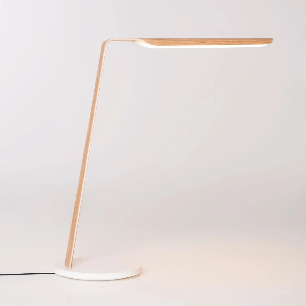 Hattyú asztali lámpa, többféle változatban - TUNTO Modell: természetes tölgy