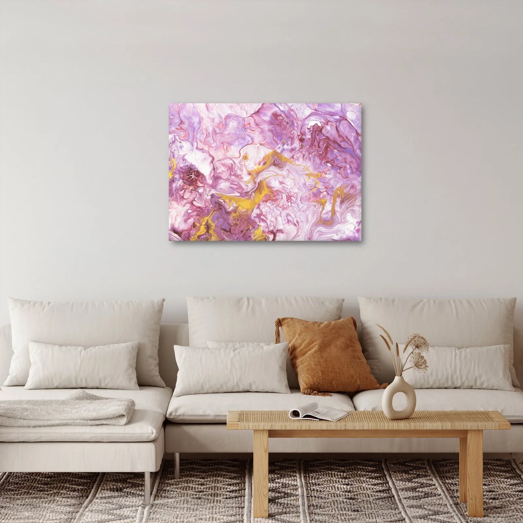 Kép - Rózsaszín absztrakció (70x50 cm)