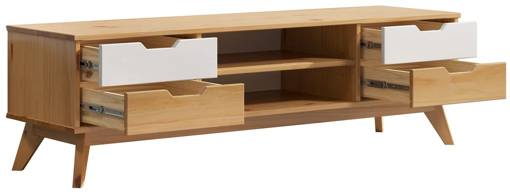 Casaria® Borneo TV-szekrény - 140x42x40 cm