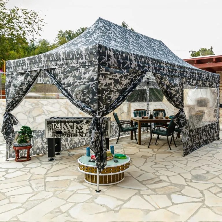 INSTENT PRO Kerti pavilon Urban 3 x 6 m + 4 oldalfal