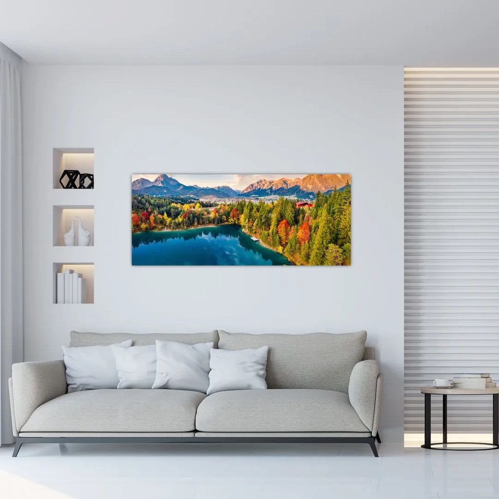 Kép - Urisee-tó, Ausztria (120x50 cm)