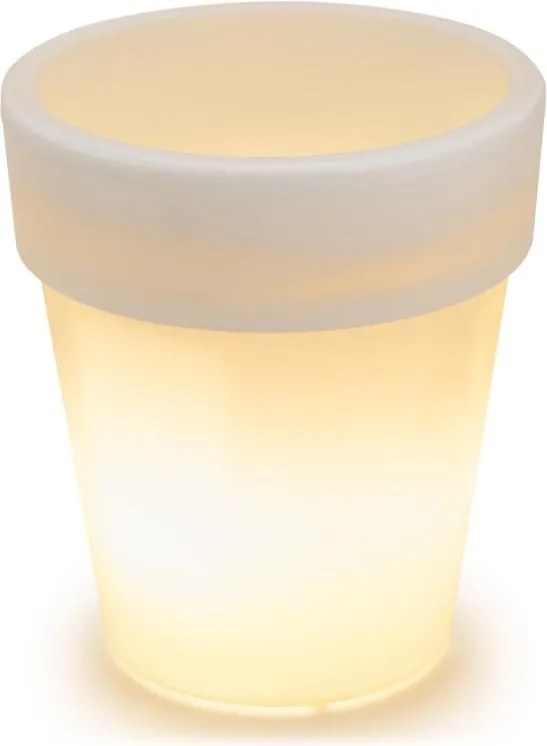 Napelemes világítás 3db virágtartó 19 x 17 cm meleg fehér