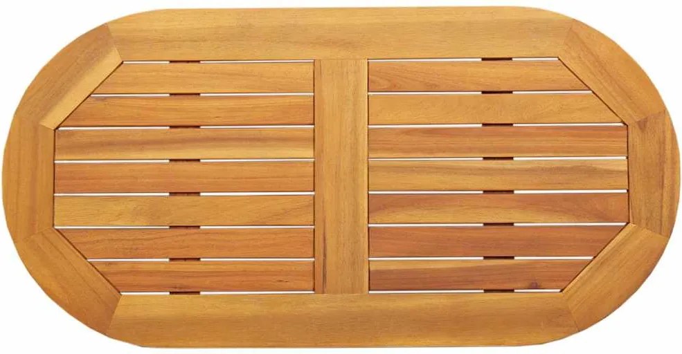 vidaXL Asztallap Olaj Természetes 90 x 45 x 2 cm Tömör Akácfa