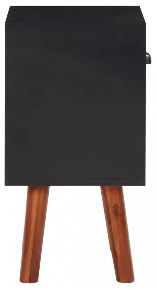 2 db tömör akácfa éjjeliszekrény 40 x 30 x 57 cm