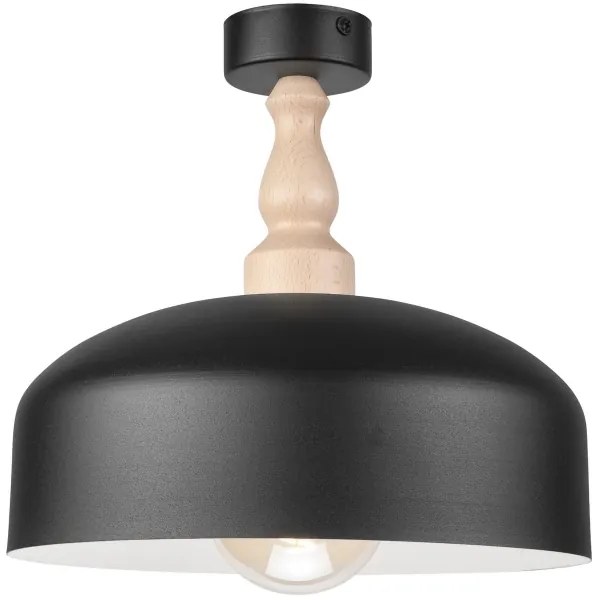 Felületre szerelhető csillár RINA 1xE27/15W/230V fehér/bükkfa