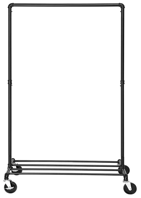 Ruhataró állvány, fekete
