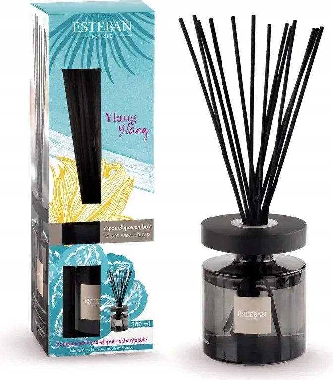 Esteban Paris Aroma diffúzor pálcikákkal 200 ml Ylang-Ylang illat