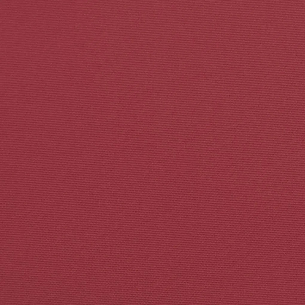 bordó oxford szövet kerti padpárna 100x50x4 cm