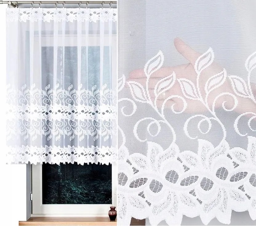 Bastia jacquard függöny mintás 648107 300x120cm egyenes (kész) szegéllyel