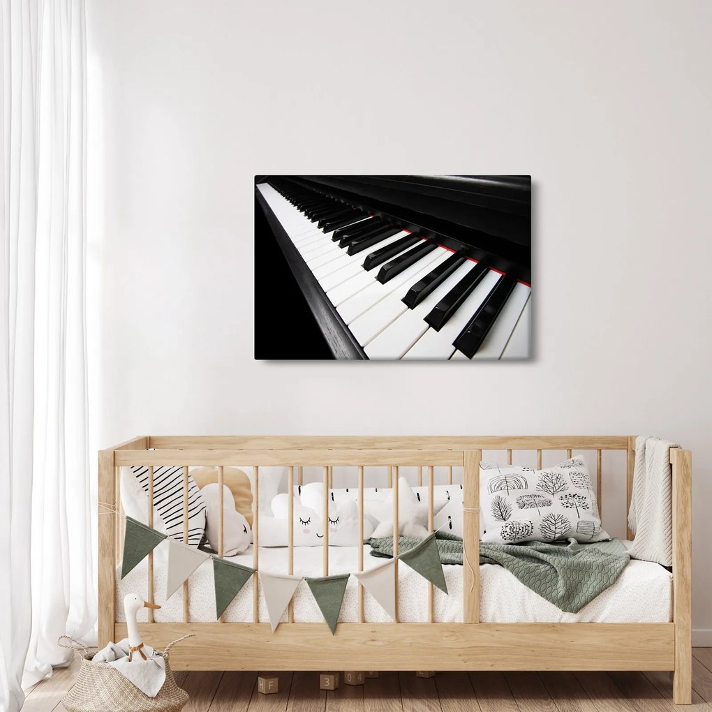 Zongora billentyű képe (90x60 cm)