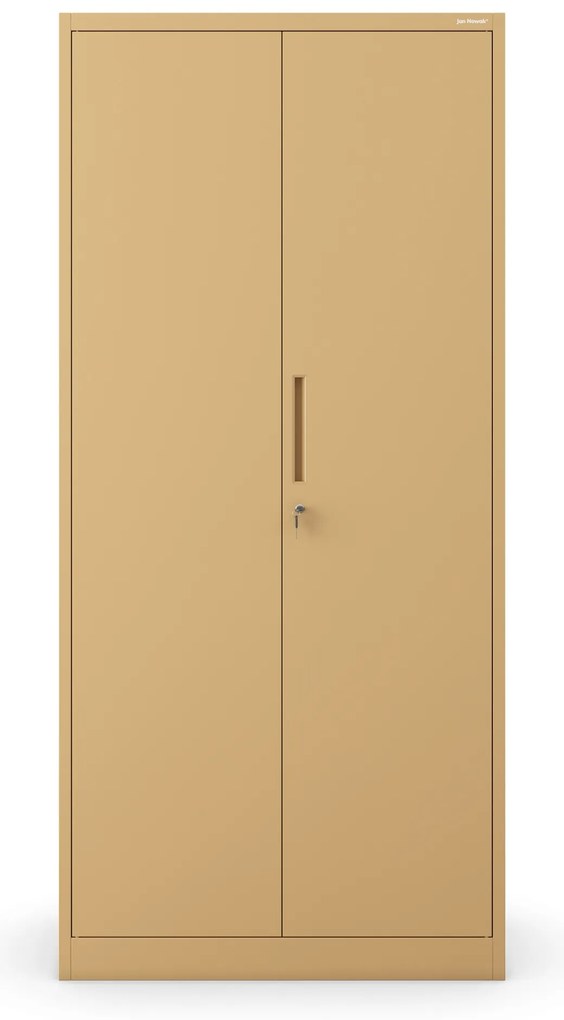 Nagyméretű polcos szekrény JAN H, 900 x 1950 x 400 mm, Fresh Style: bézs