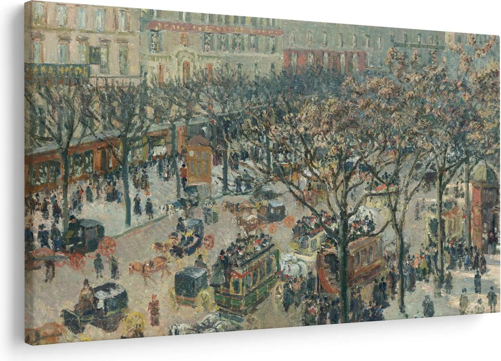Kép - Camille Pissarro, Boulevard des Italiens, Morning, Sunlight, reprodukciók (90x60 cm)