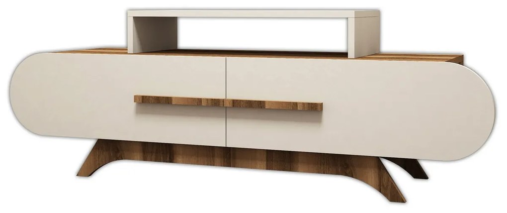 TV asztal Rose Walnut Cream